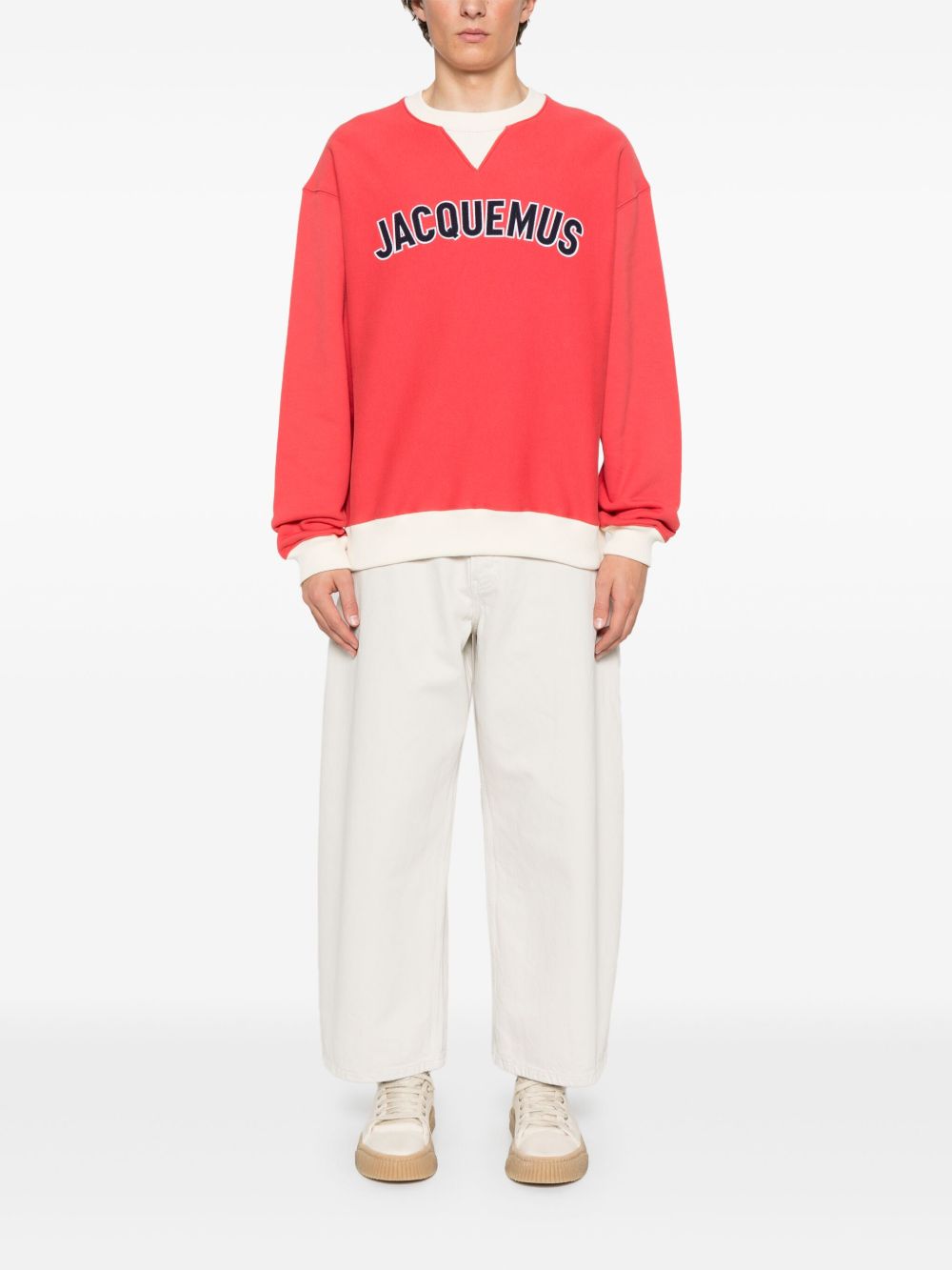 Jacquemus Le Baseball sweater - Rood