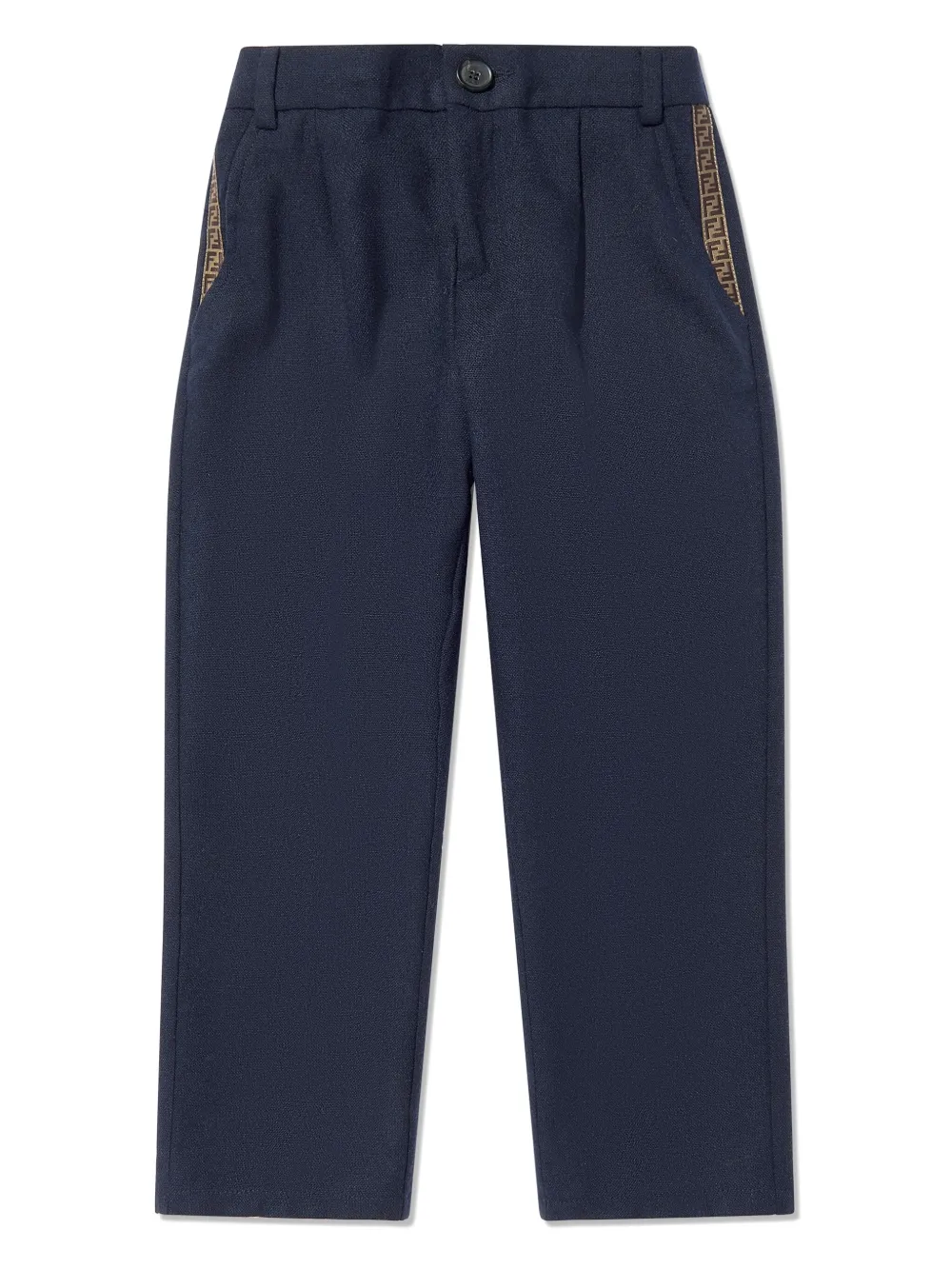 Fendi Kids FF-print trousers | Blue | Image 1