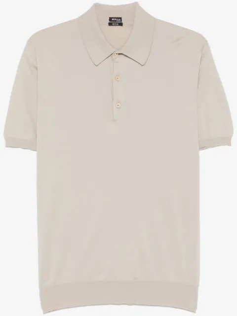 Kiton knitted polo shirt