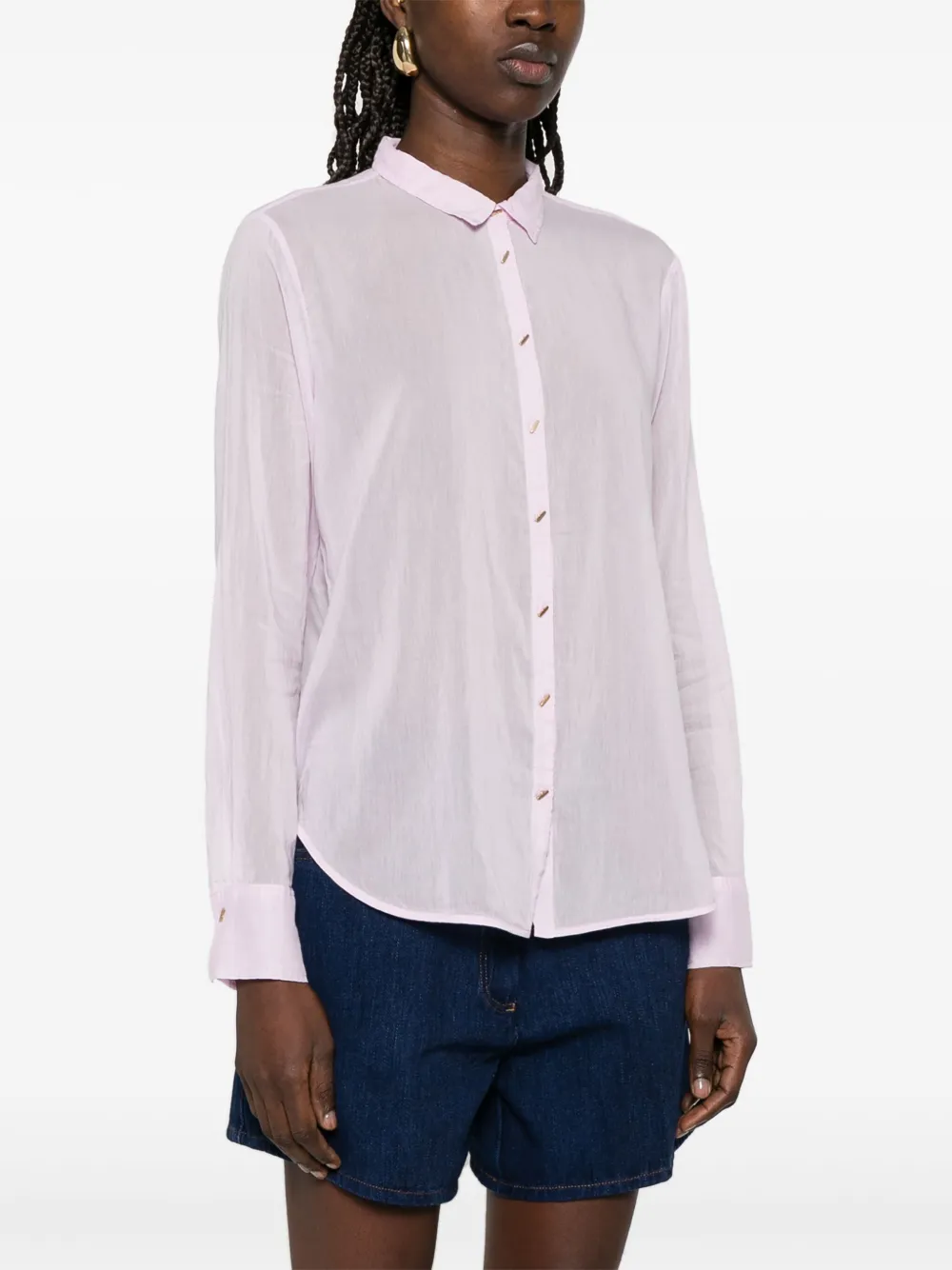 FORTE FORTE CLASSIC-COLLAR SHIRT