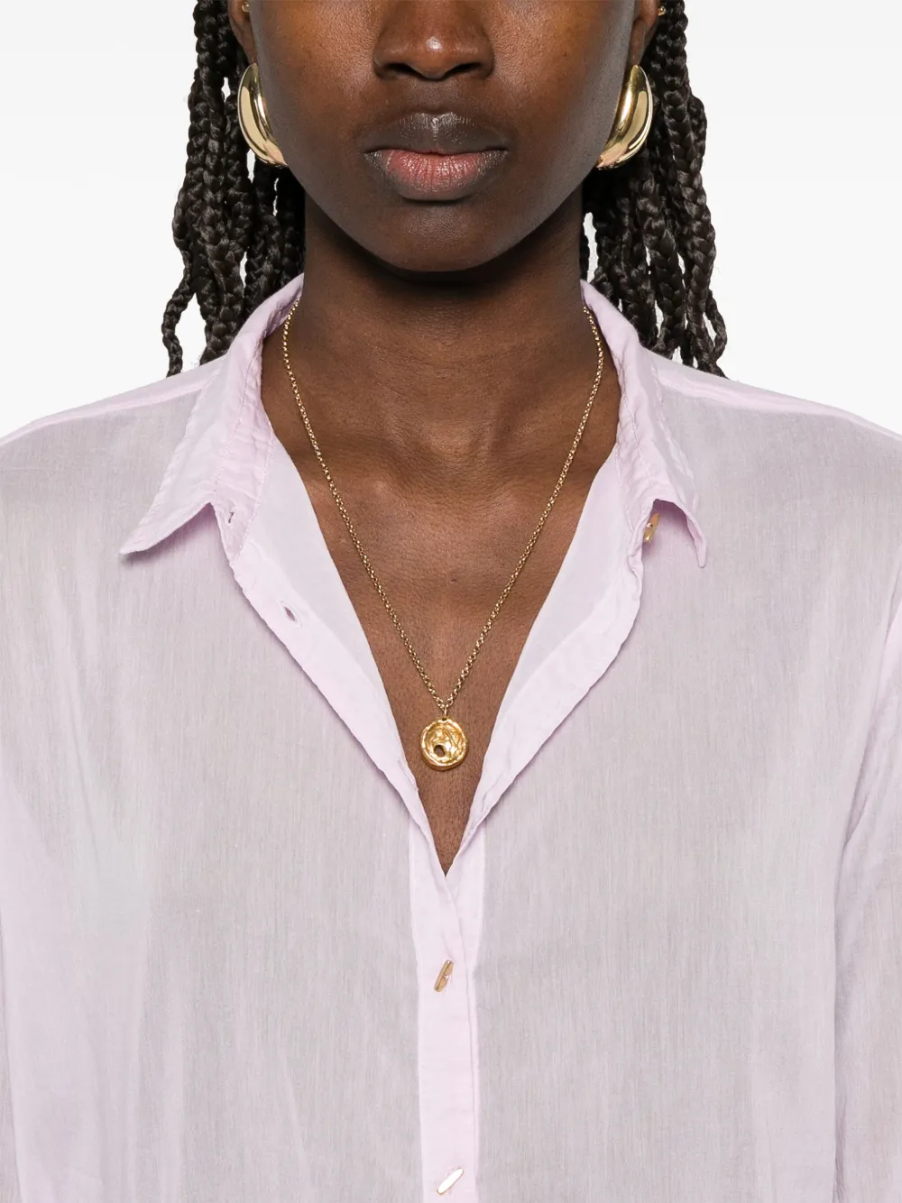 FORTE FORTE CLASSIC-COLLAR SHIRT