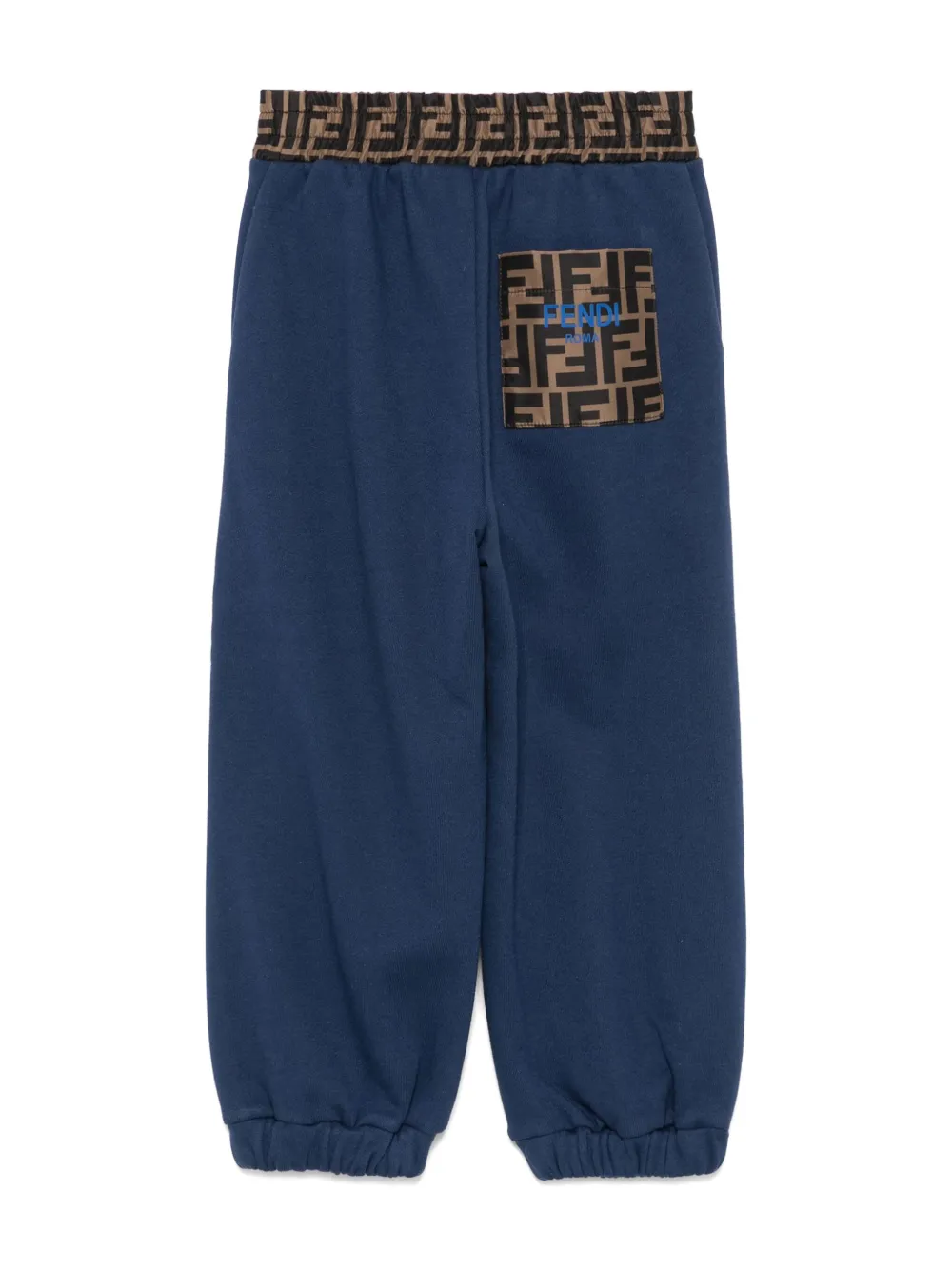 Fendi Kids Trainingsbroek met FF-logo Blauw