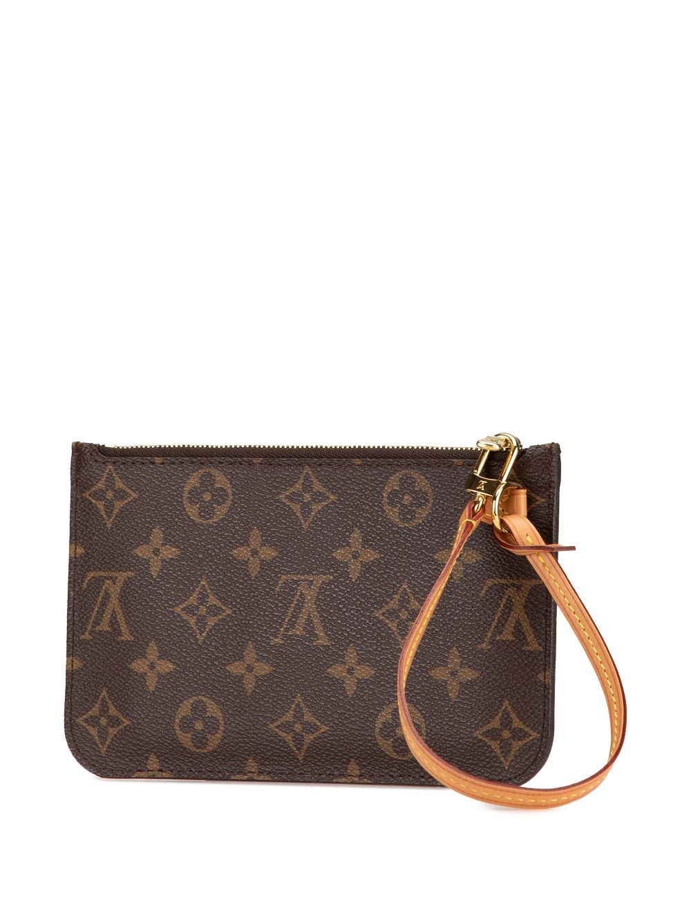 Louis Vuitton Pre-Owned 2015 Neverfull buidel met monogram - Bruin