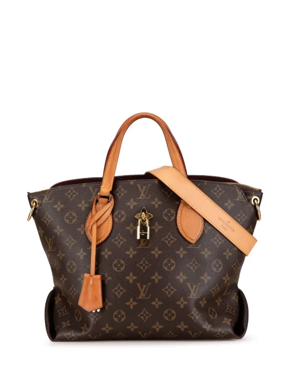 【中古】 Louis Vuitton Pre-Owned 2019 Monogram Flower Zipped Tote MM バッグ