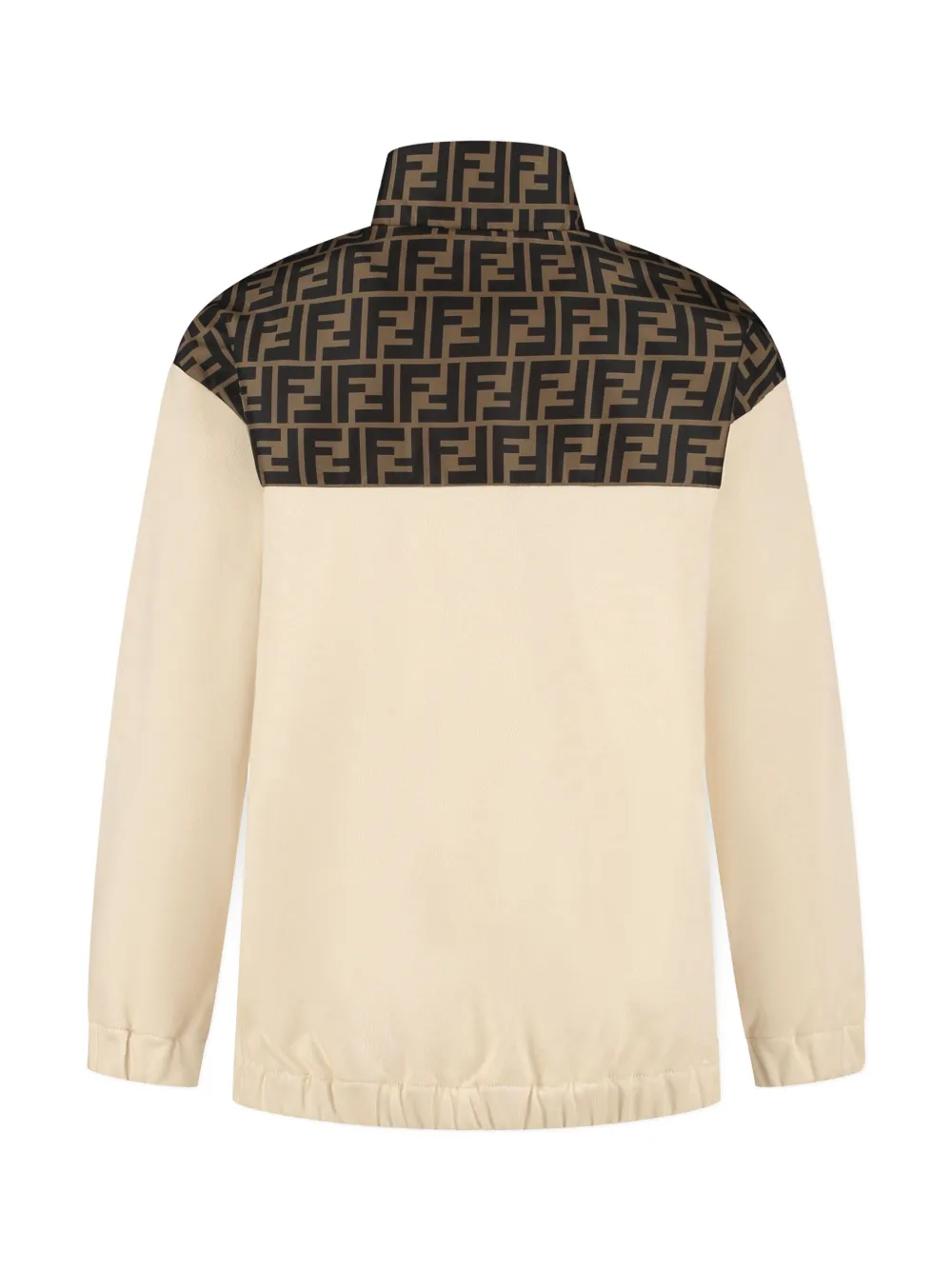 Fendi Kids Sweater met FF-logo Beige