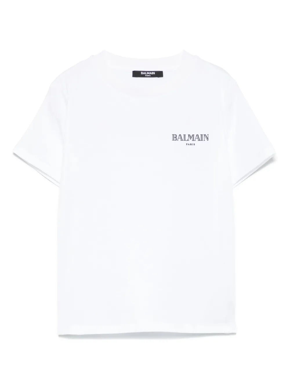 Balmain Kids T-shirt met logoprint Wit