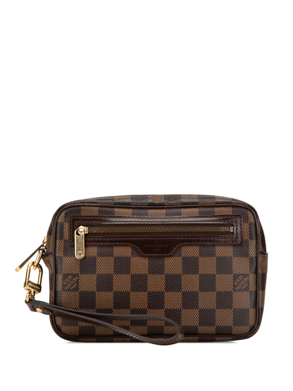 Louis Vuitton Pre-owned 2008 Damier Ebene Pochette Billets Macao Clutch 