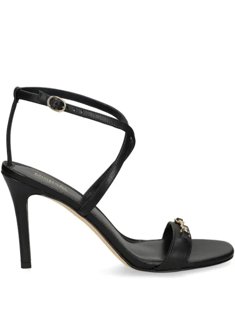 Michael Michael Kors 90mm logo-plaque sandals 