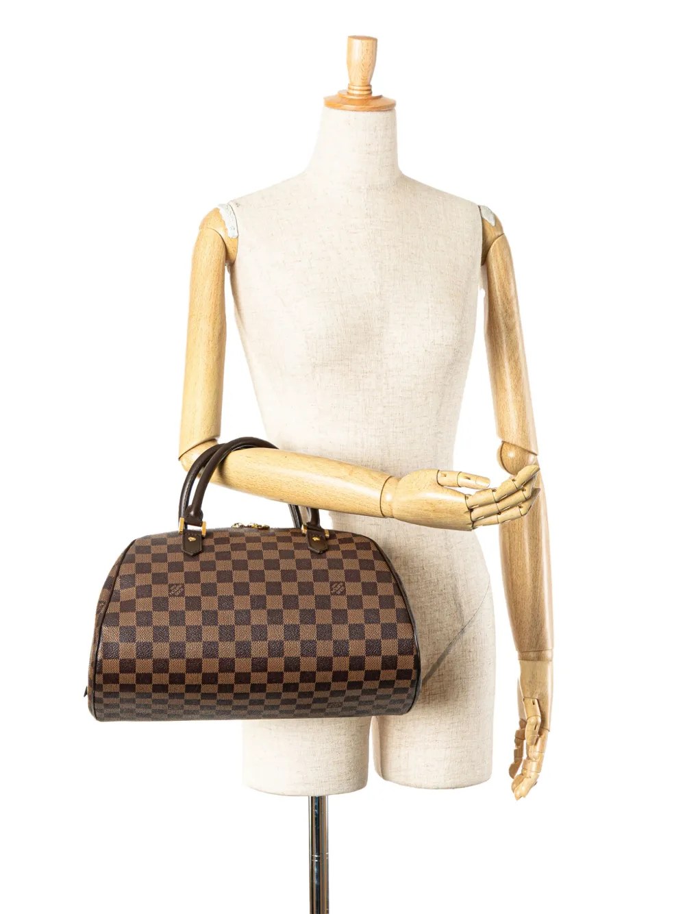 Louis Vuitton Pre-Owned 2003 Damier Ebene Ribera MM handtas - Bruin