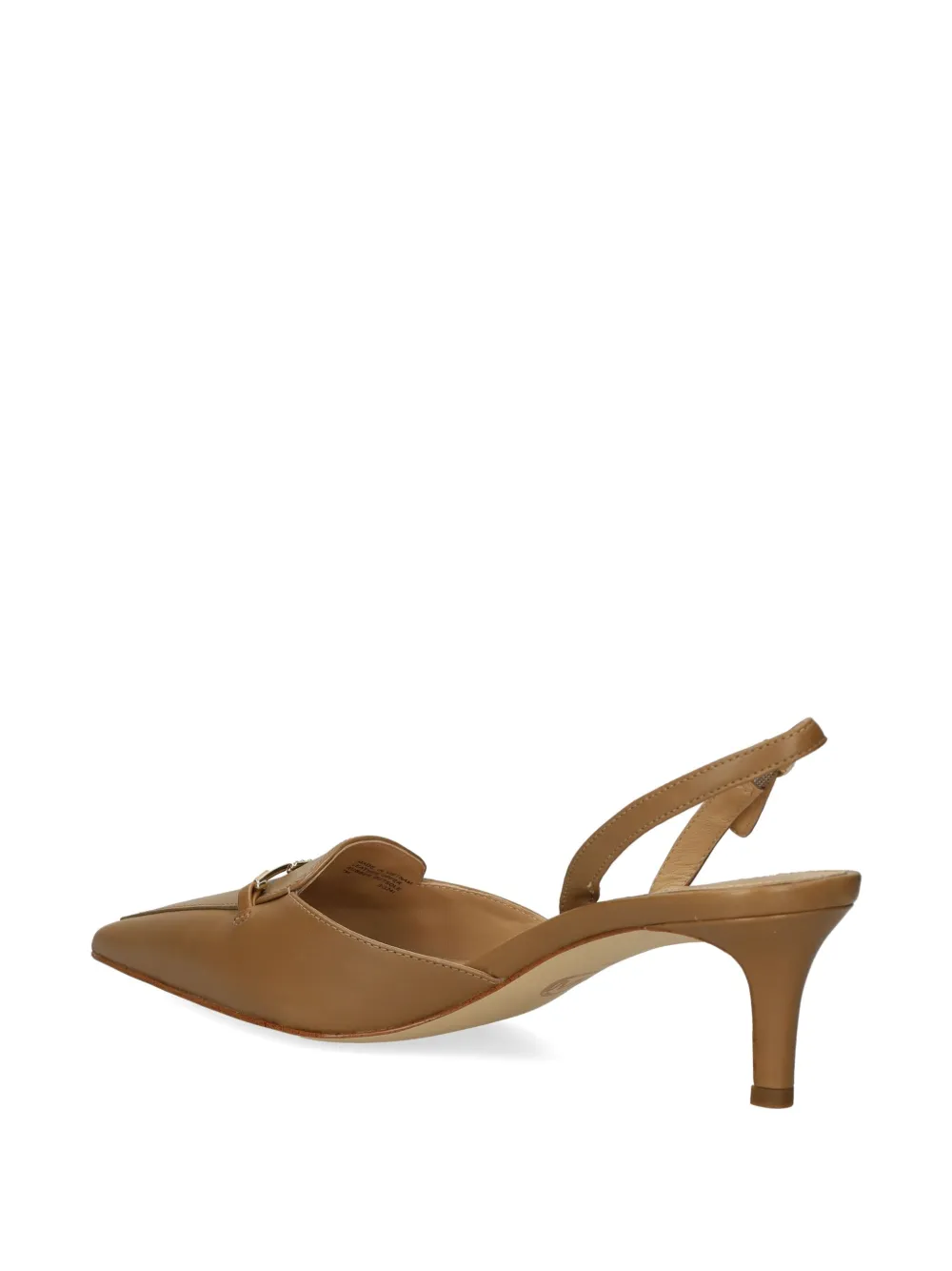 Michael Kors 55 mm pumps met logoplakkaat Bruin