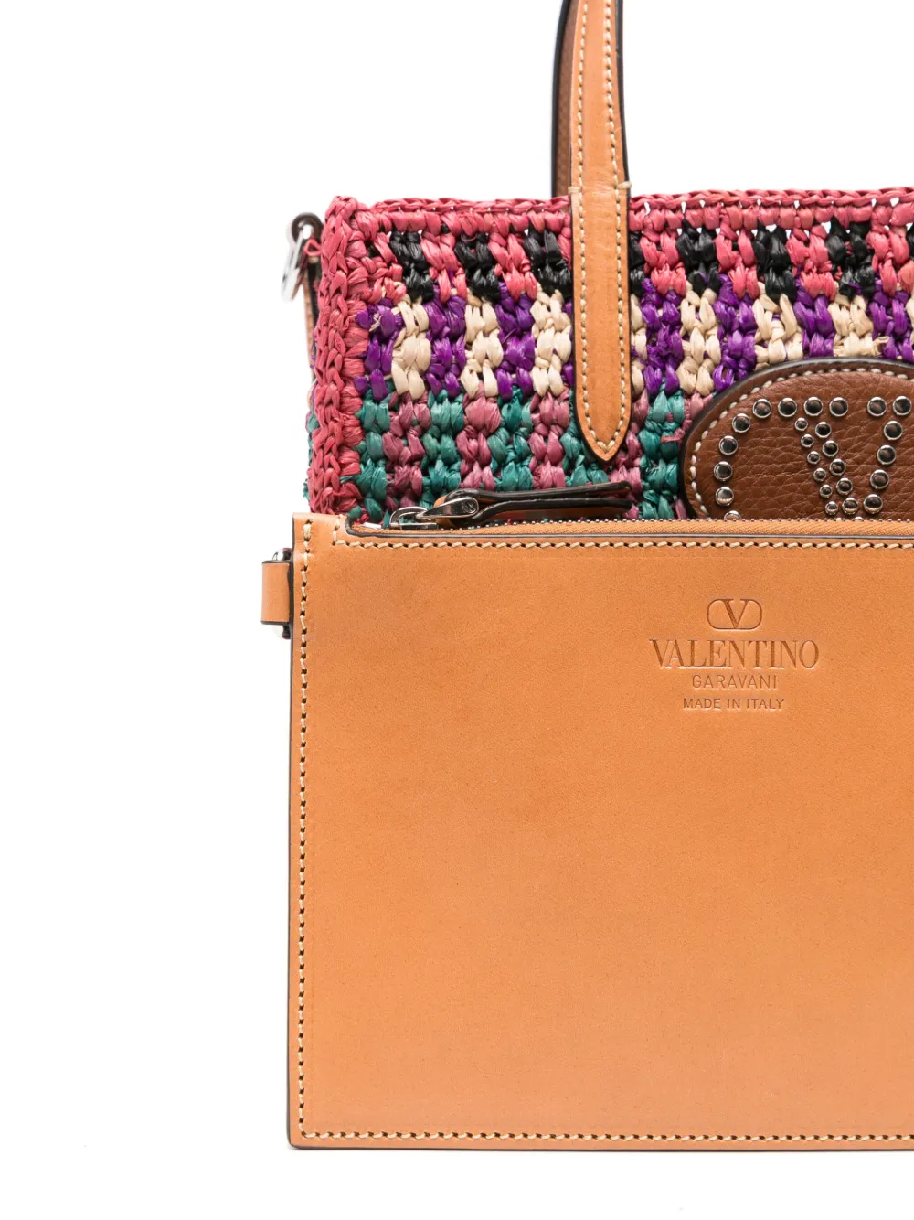 Valentino Garavani VLOGO shopper Groen