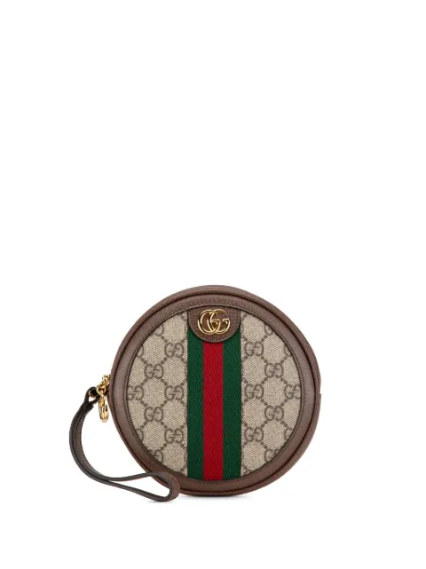 Gucci Pre-Owned 2000-2015 GG Supreme Ophidia Round clutch bag