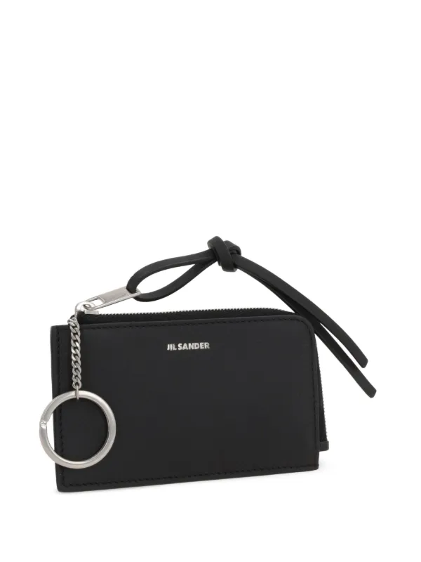 Jil Sander Giro レザーポーチ | ブラック | FARFETCH JP