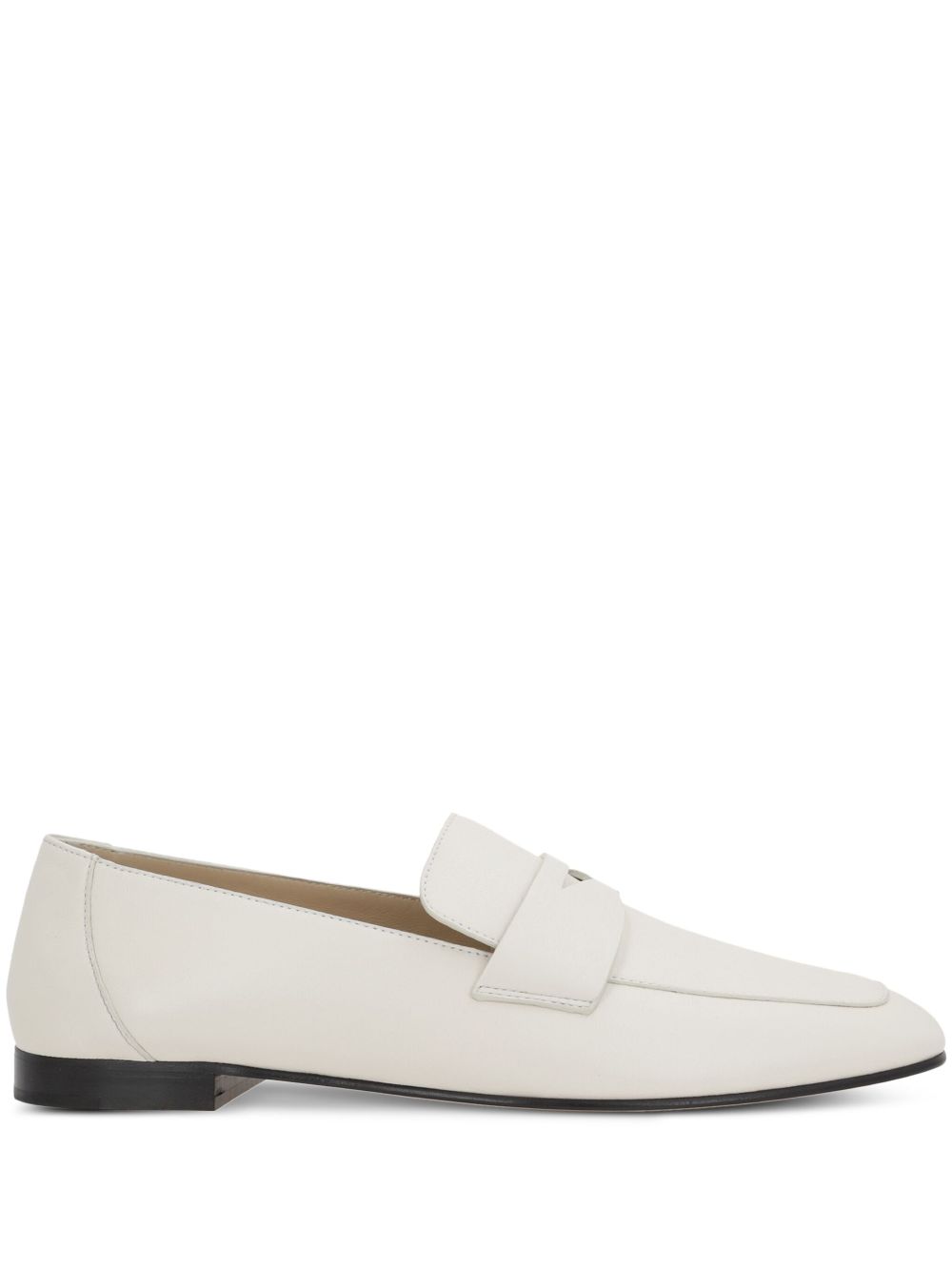 Le Monde Beryl Leren loafers Wit