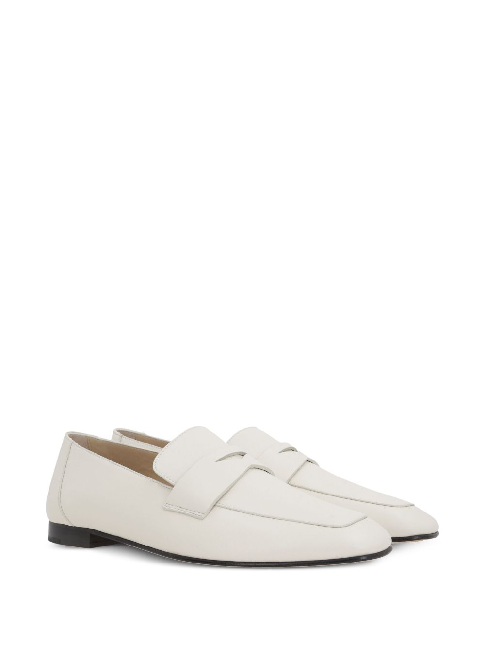 Le Monde Beryl leather loafers - Wit