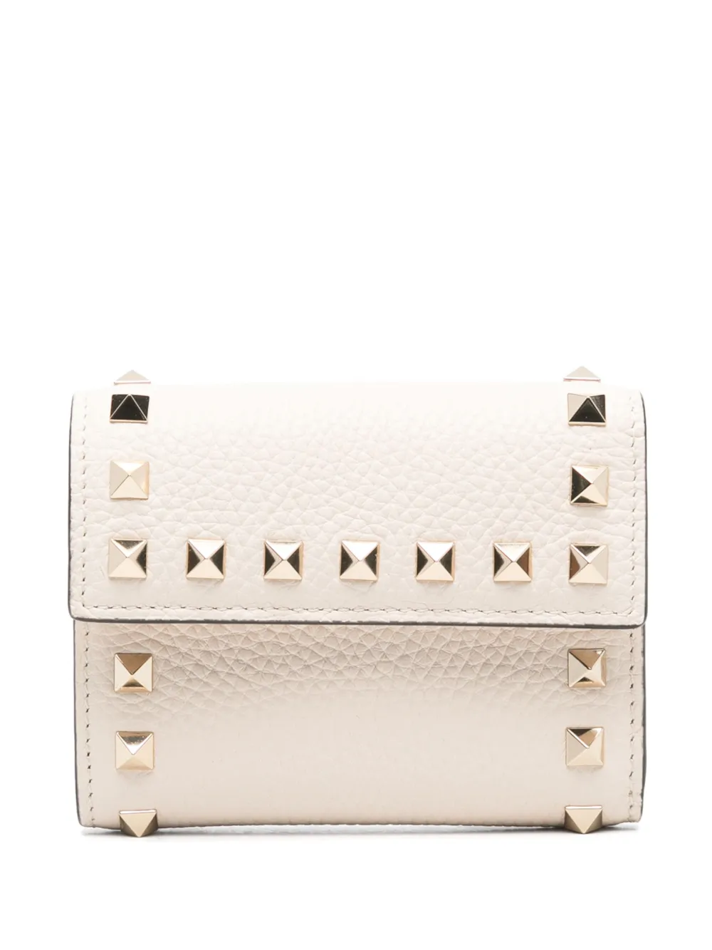 Valentino Garavani ロックスタッズ 財布 - ニュートラル Valentino Garavani ロックスタッズ 財布 - ニュートラル