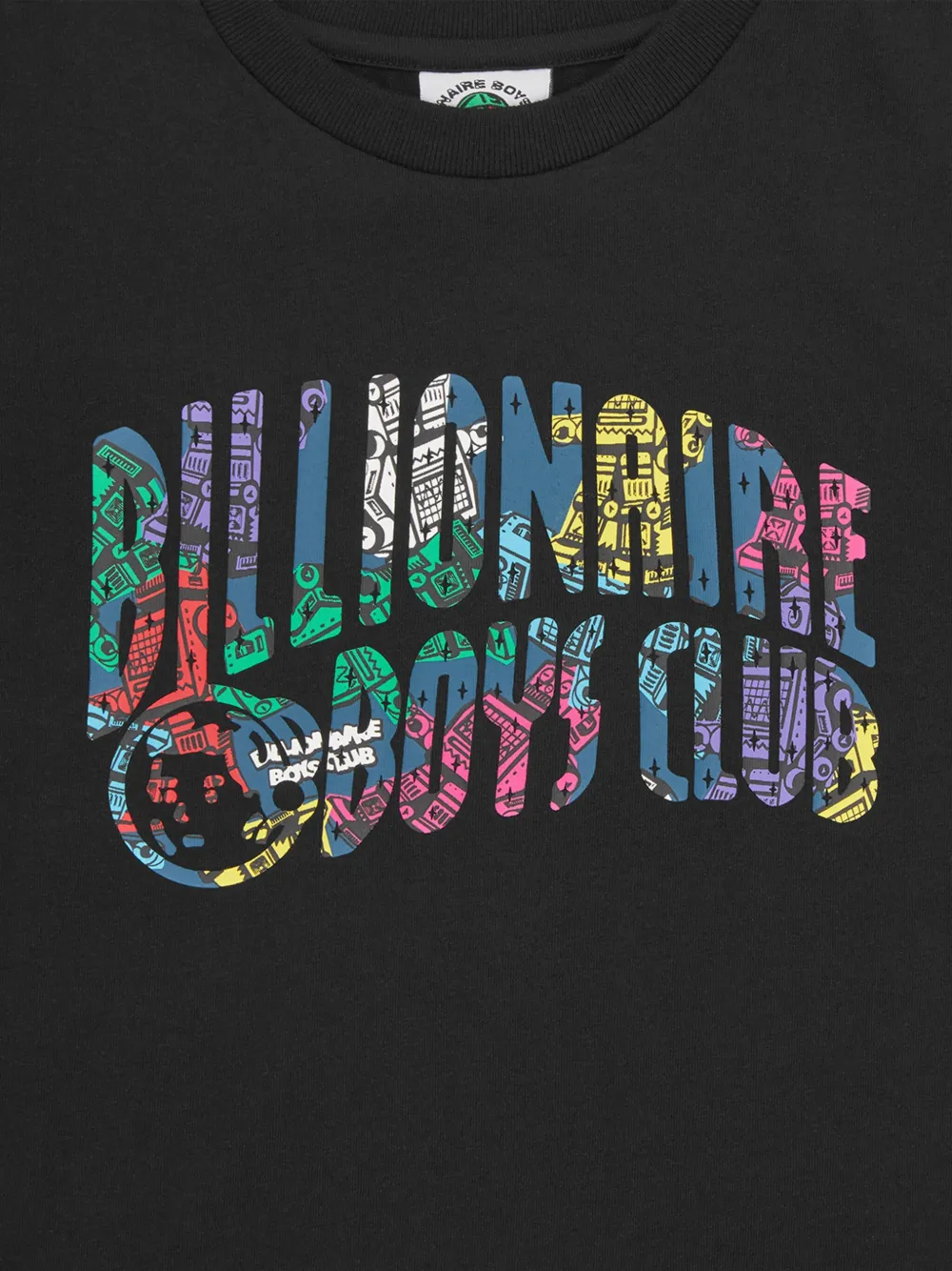 Billionaire Boys Club Kids T-shirt met Robot Arch-logo Zwart