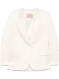 TWINSET Oval T-jacquard blazer - Neutrals