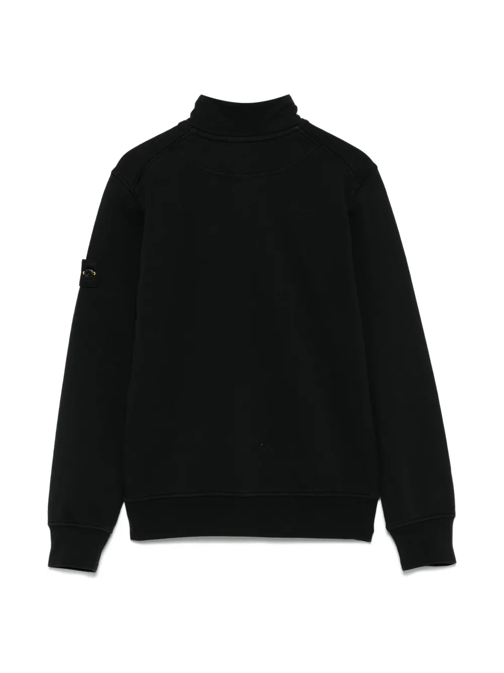 Stone Island Junior Sweater met Compass-logopatch - Zwart