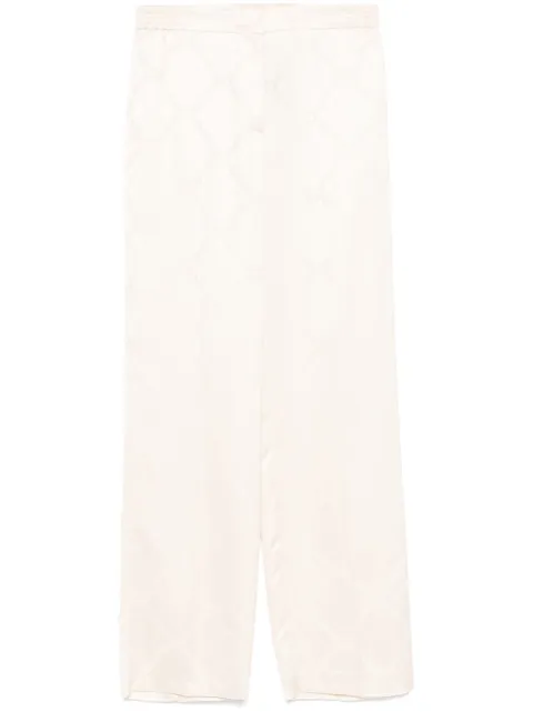 TWINSET Oval T-jacquard trousers