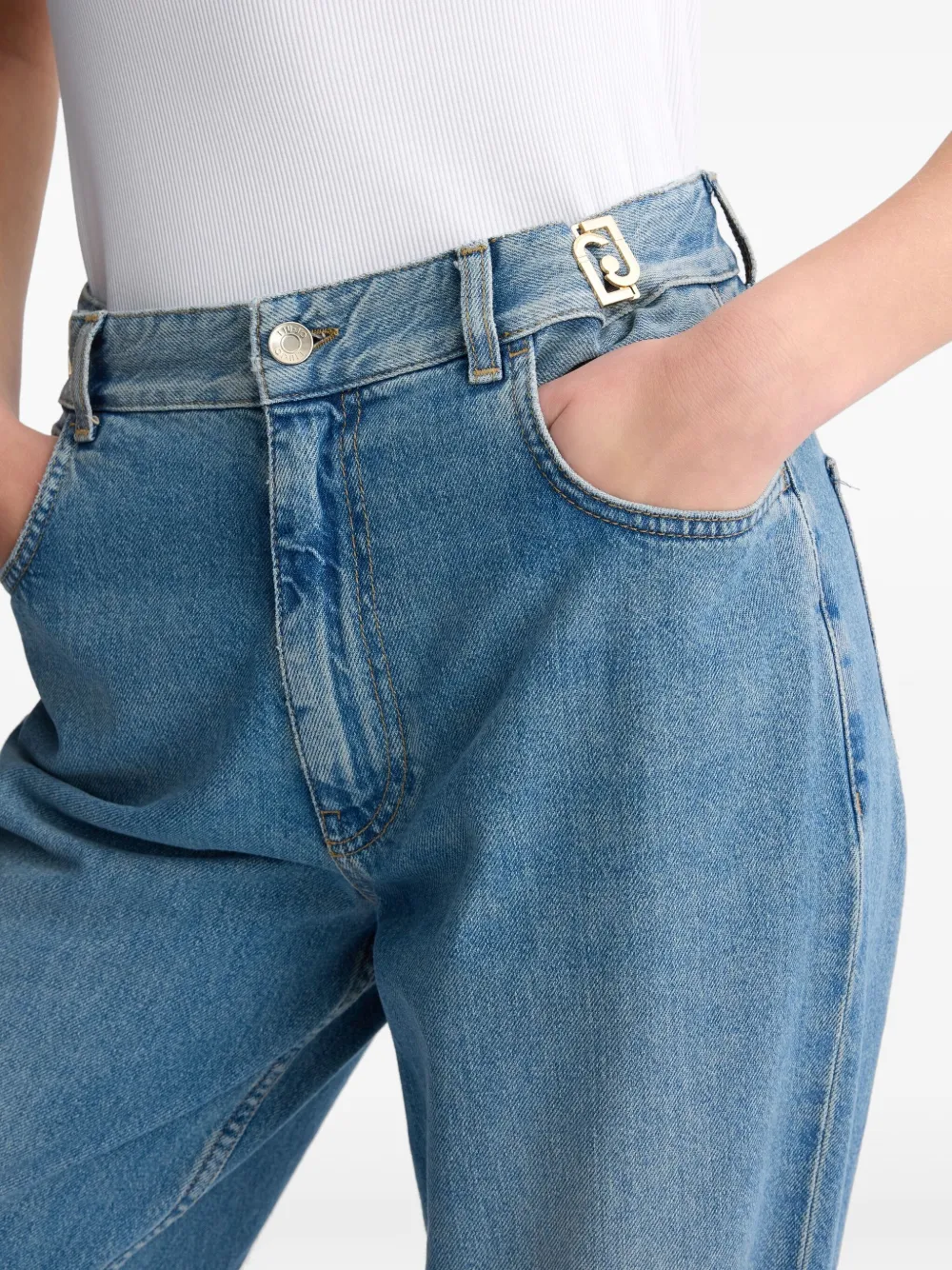 High-Rise Baggy Jeans