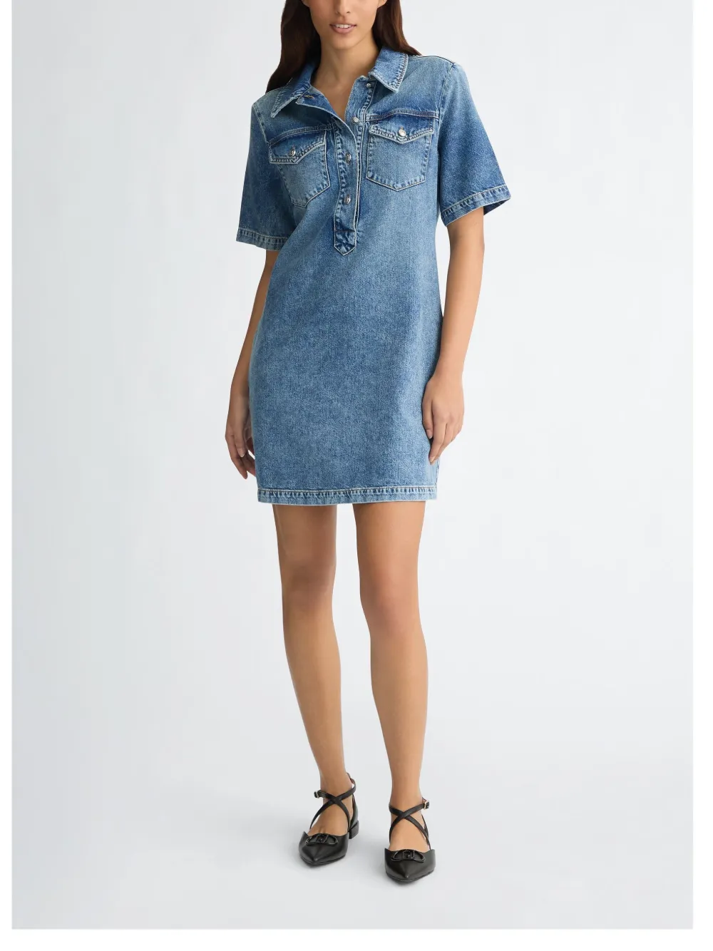 LIU JO Denim mini-jurk Blauw