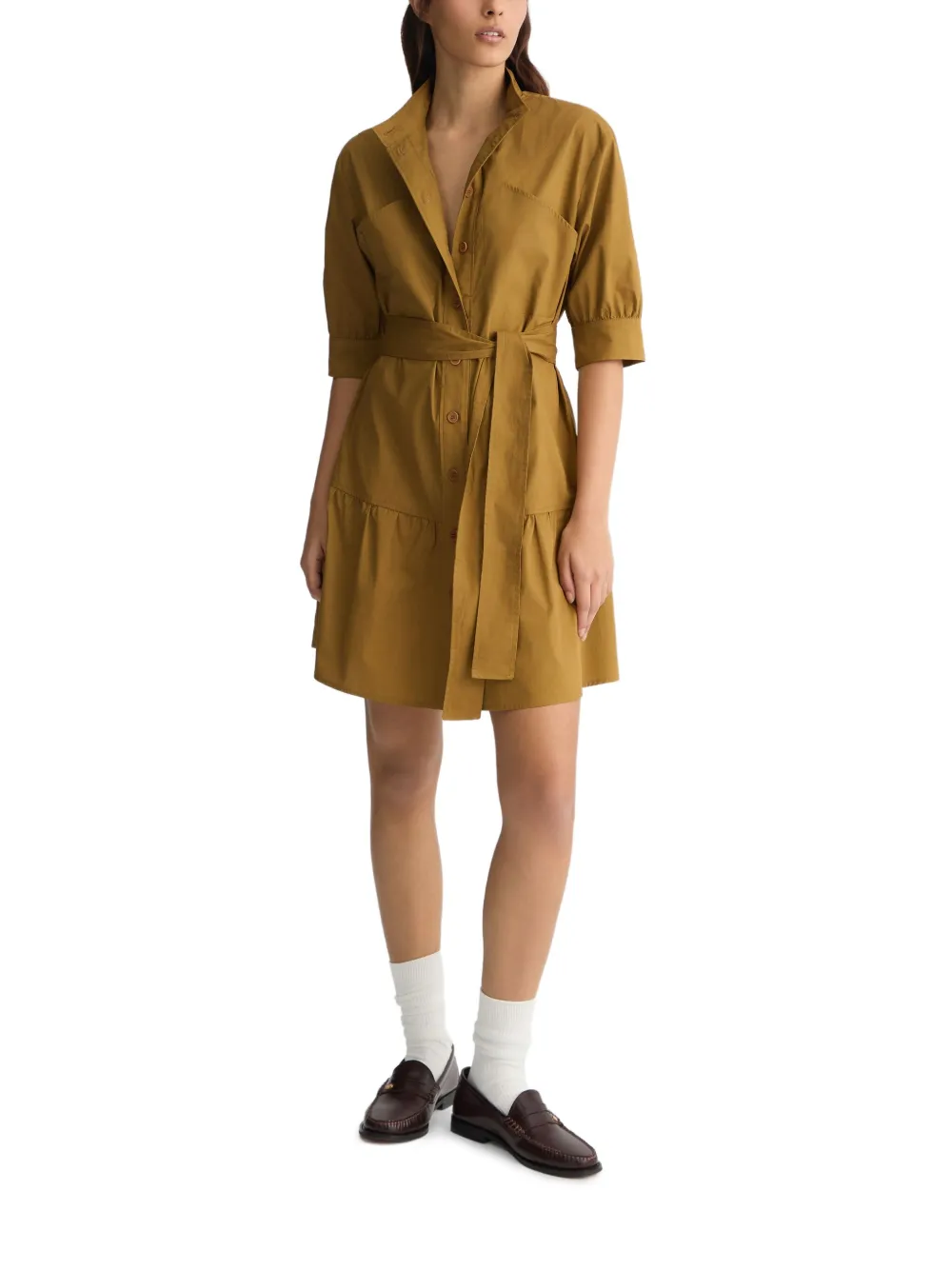 LIU JO Poplin shirt dress - Bruin