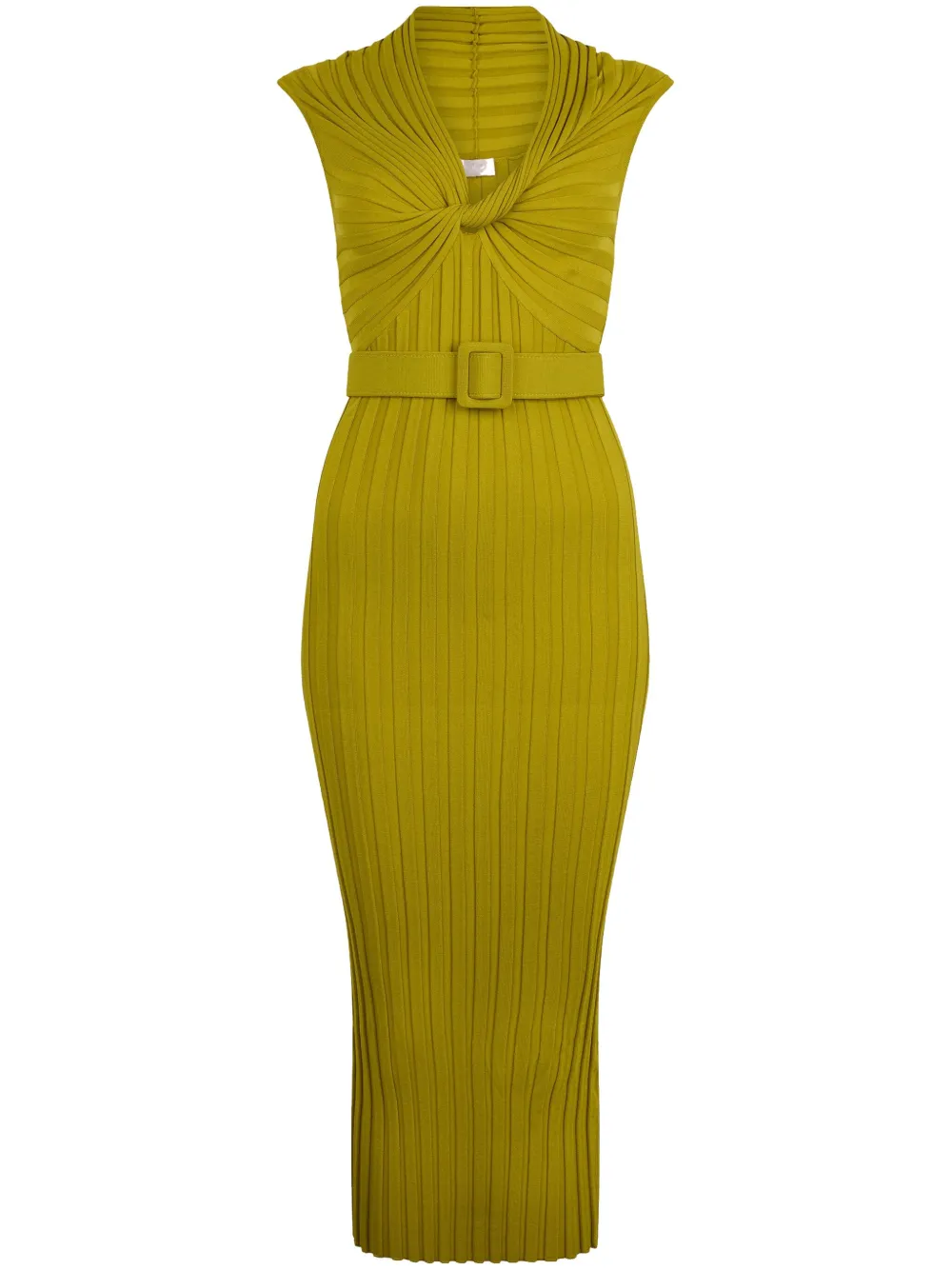 LIU JO robe mi-longue à taille ceinturée | vert | Image 1