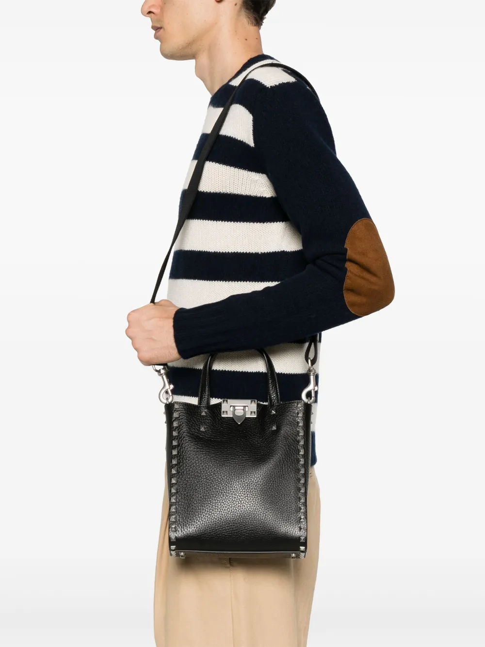 Valentino Garavani Rockstud shopper - Zwart