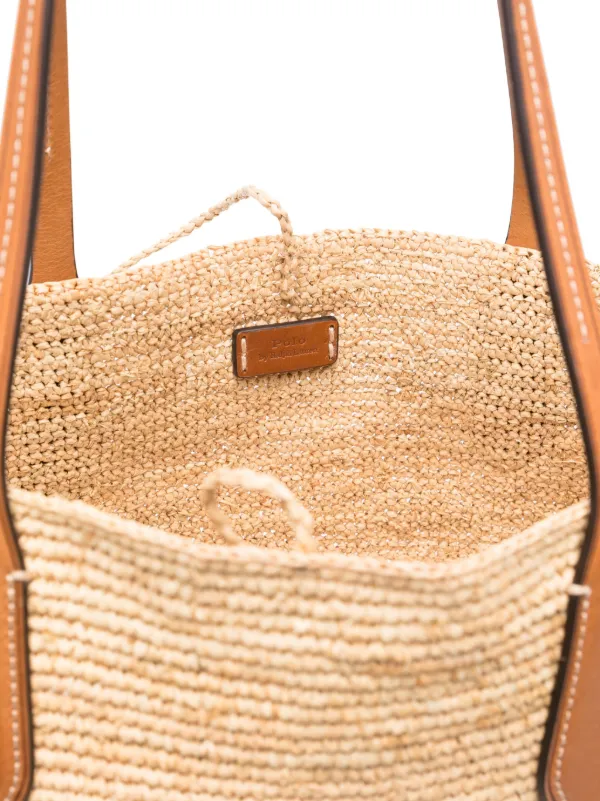 Polo Ralph Lauren Big Pony ハンドバッグ L | ニュートラル | FARFETCH JP