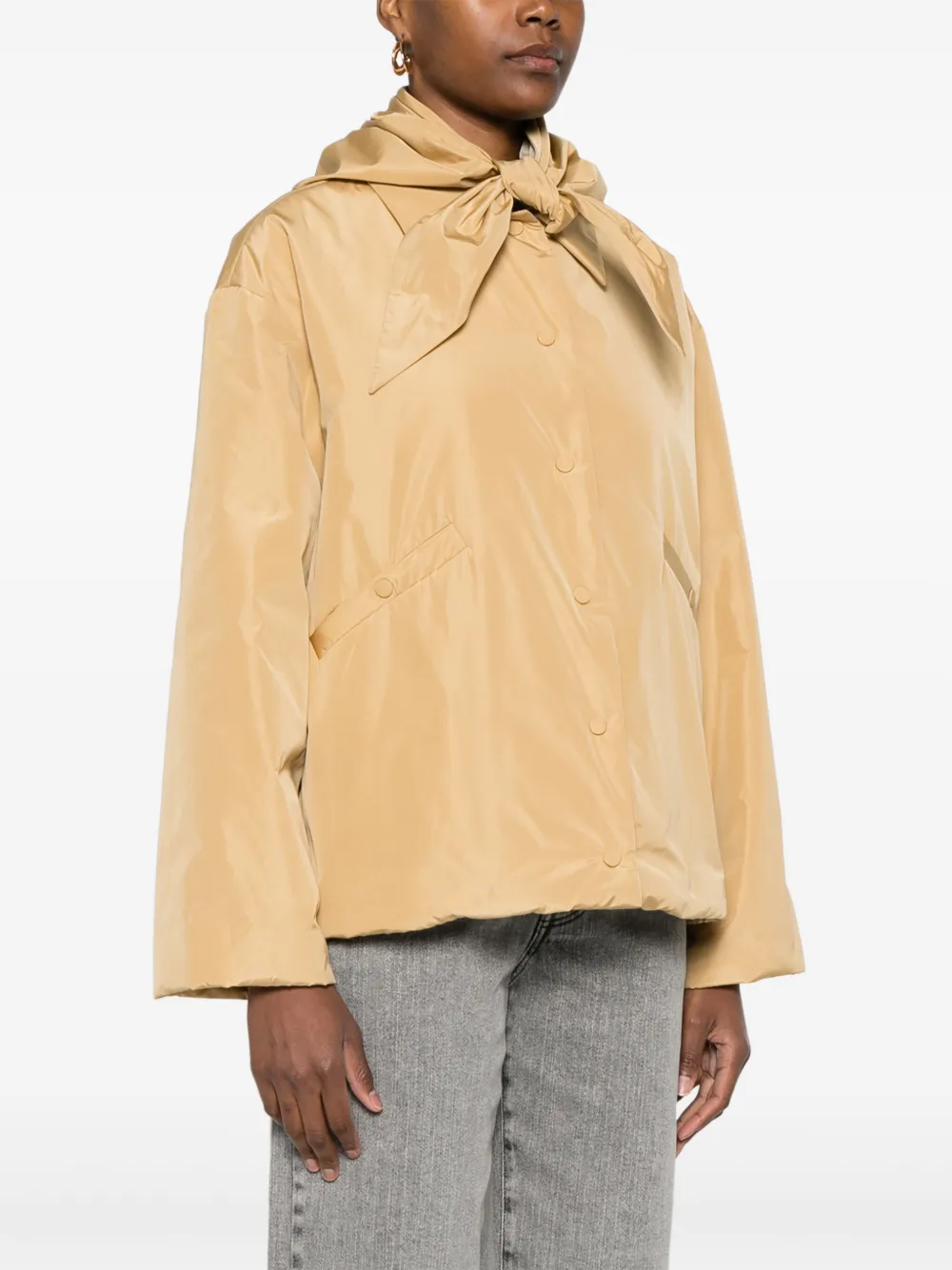 Fabiana Filippi Jack met sjaaldetail Beige