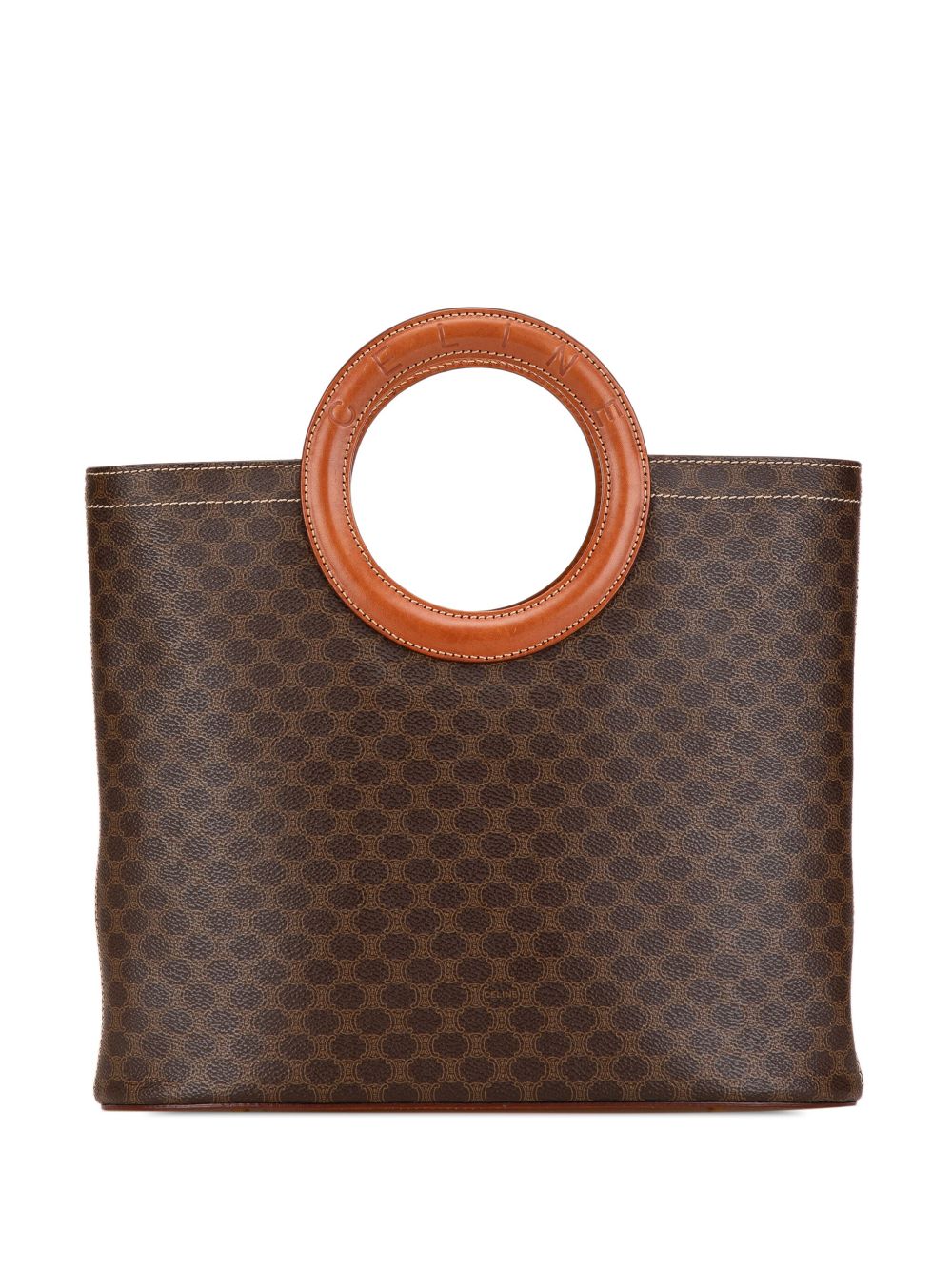 Céline Pre-Owned 1998 Macadam Coated Canvas tote bag - Brown