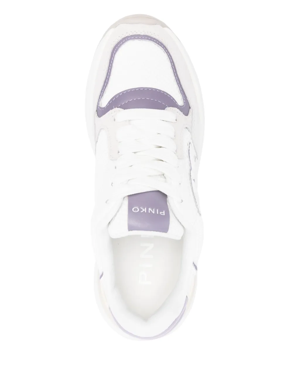 PINKO Love Birds-motif sneakers White