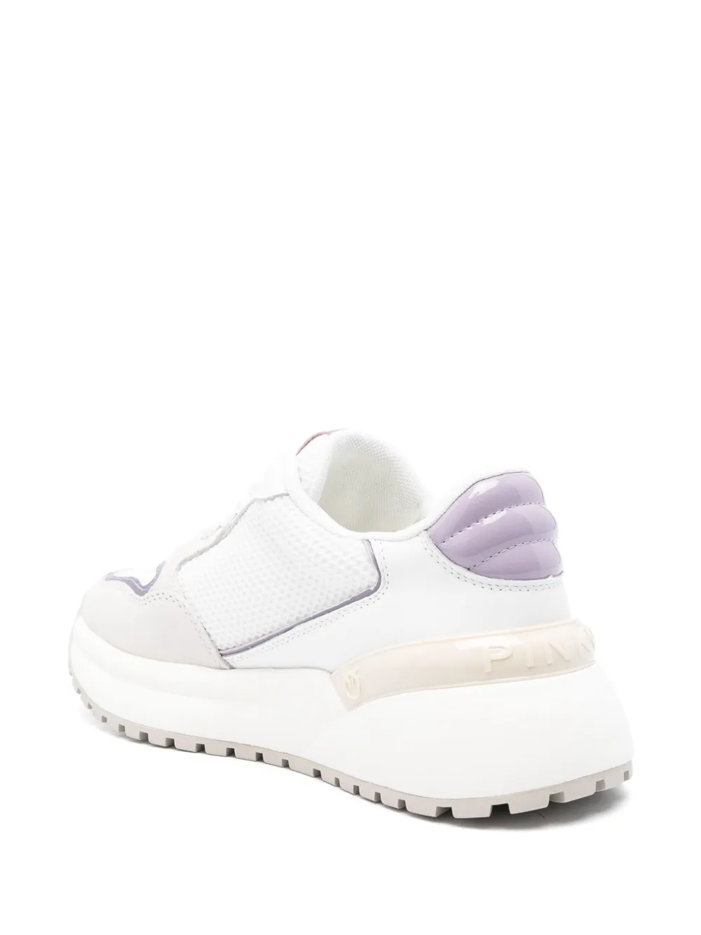 PINKO Love Birds-motif sneakers White