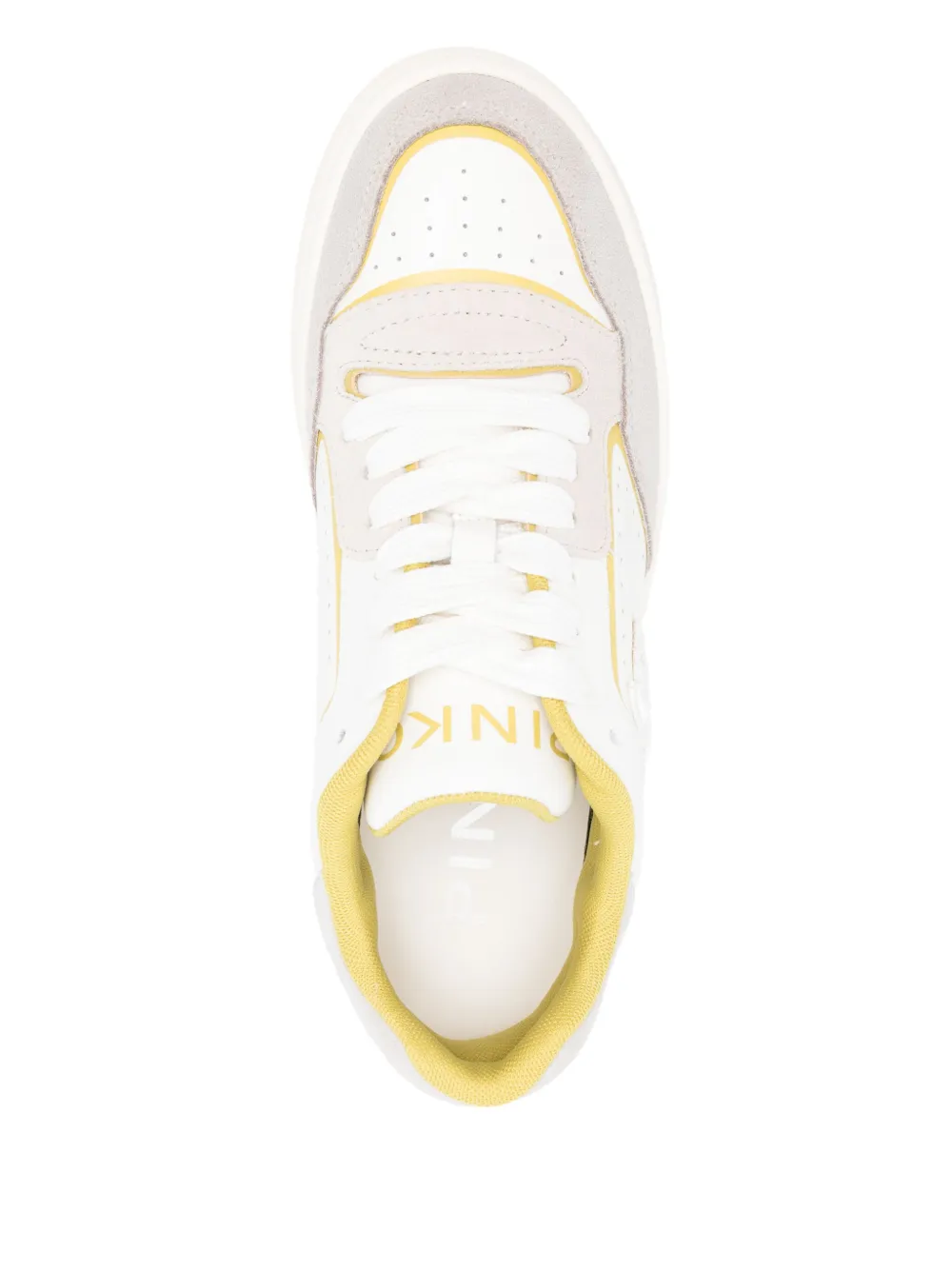 PINKO Love Birds-motif sneakers White