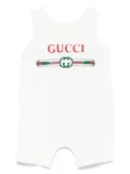 Gucci Kids logo-print shorties - White