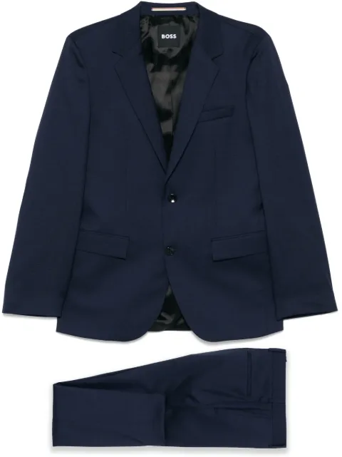 BOSS micro-pattern virgn wool suit