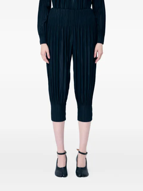 Pleats Please Issey Miyake pleated balloon trousers