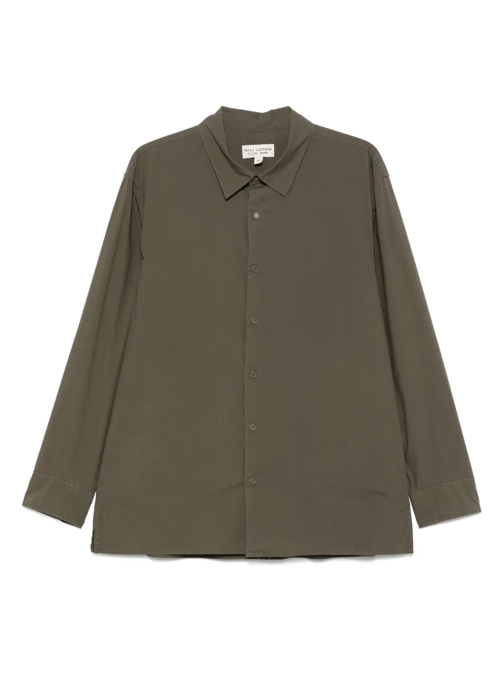 Nili Lotan camisa de algodón | marrón | Image 1