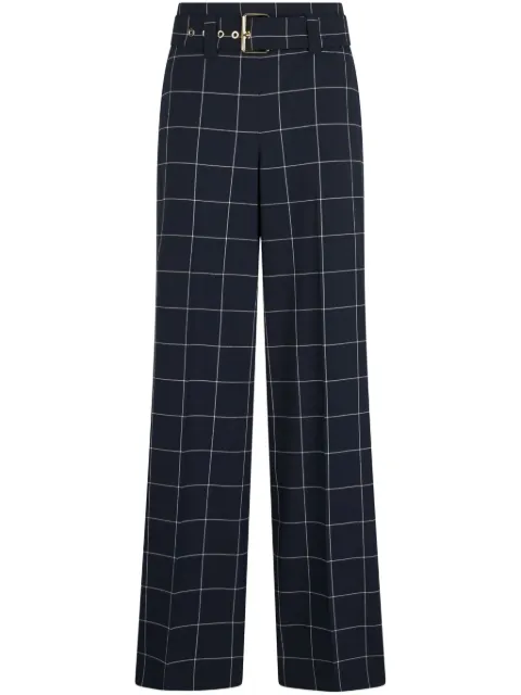 LIU JO tailored check trousers
