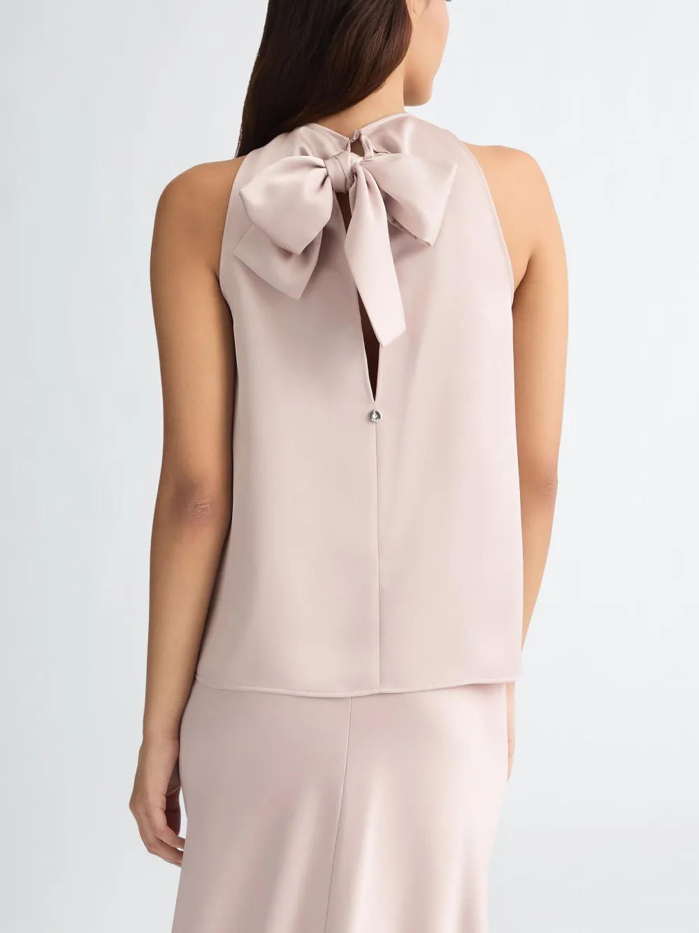 LIU •JO BOW-DETAIL TANK TOP