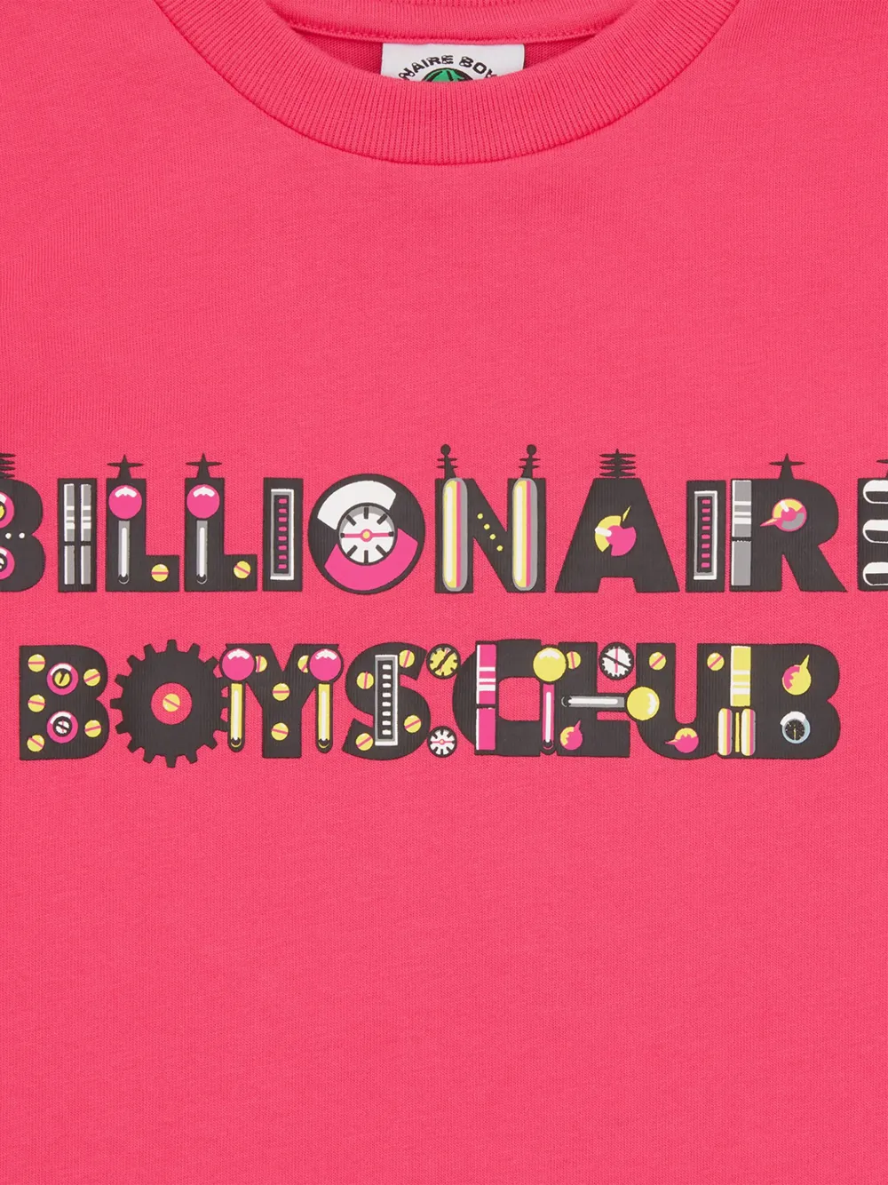 Billionaire Boys Club Kids Robot Text T-shirt Roze