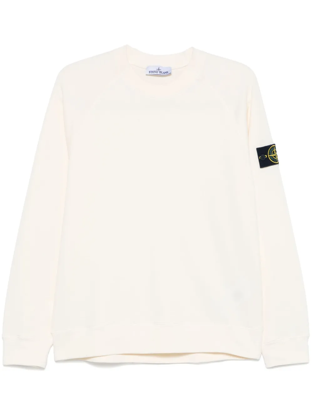 Stone Island sweat en coton à patch Compass | tons neutres | Image 1