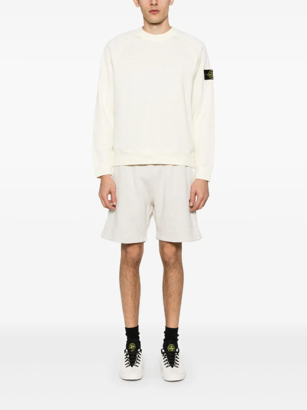 Stone Island Compass-badge sweatshirt - Beige