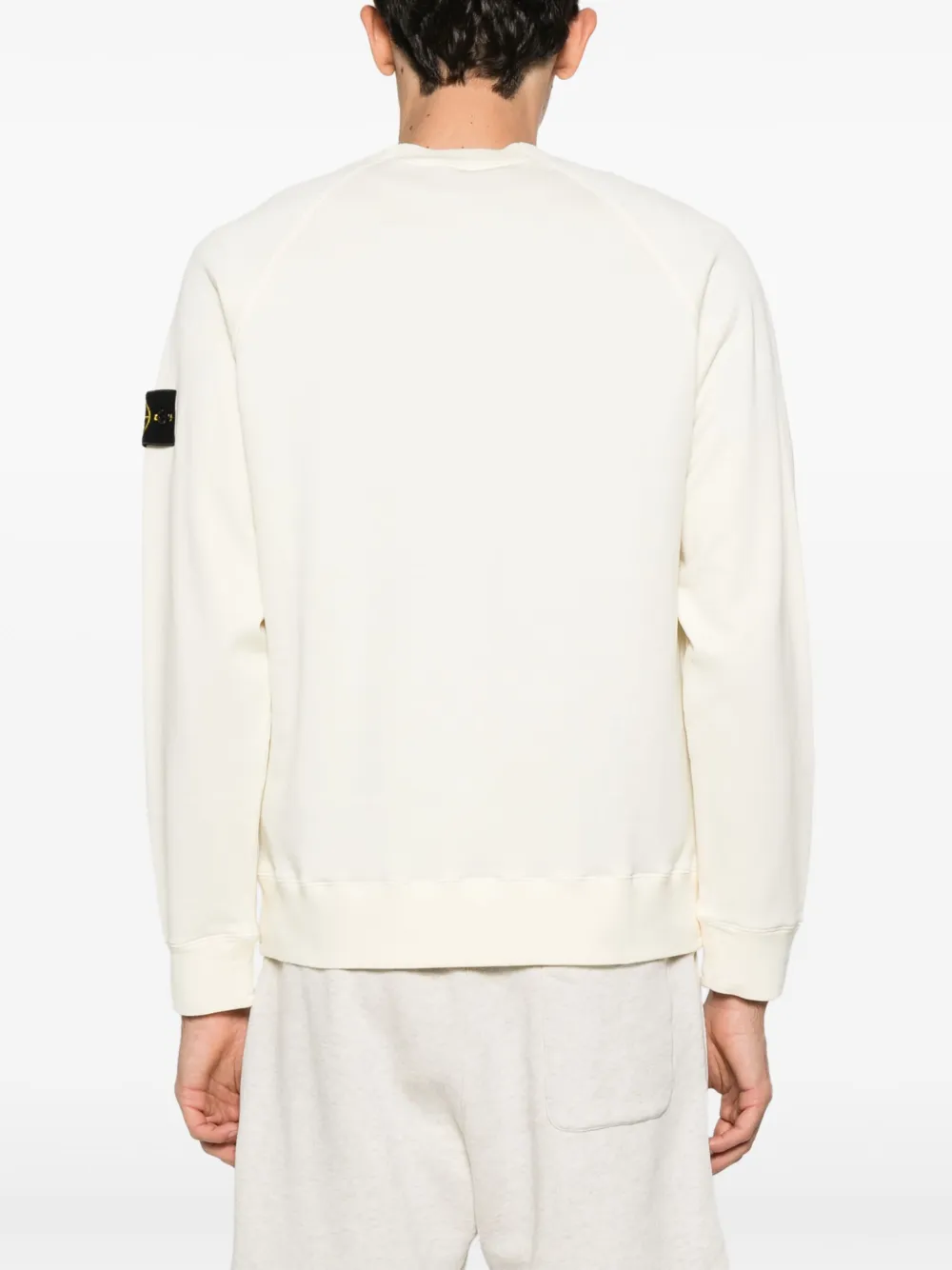Stone Island Sweater met Compass-logopatch Beige
