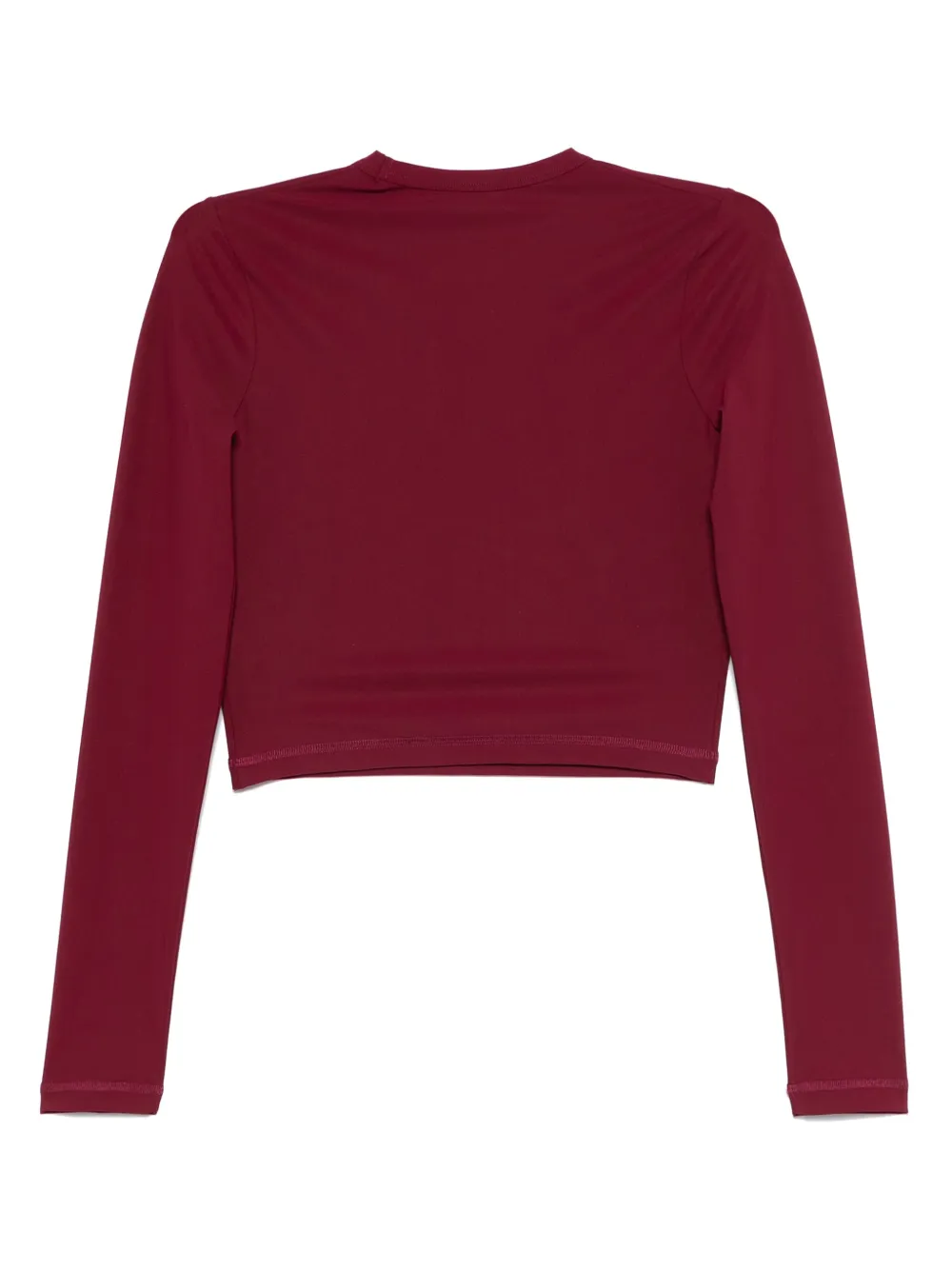 Jil Sander cropped swim top - Rood