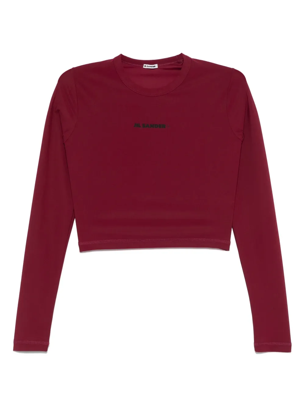Jil Sander Cropped zwemtop Rood
