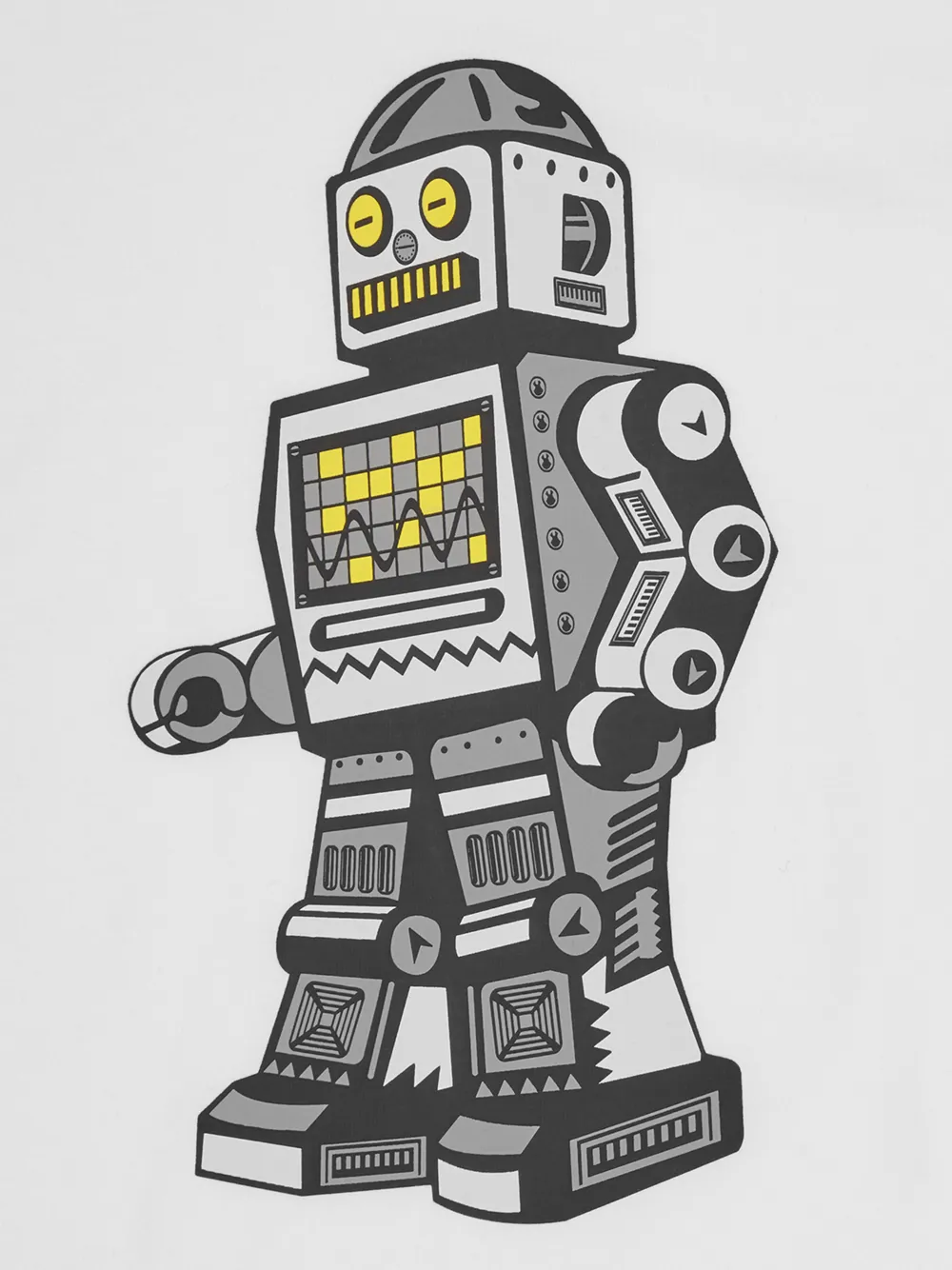 Billionaire Boys Club Kids Walking Robot T-shirt Wit