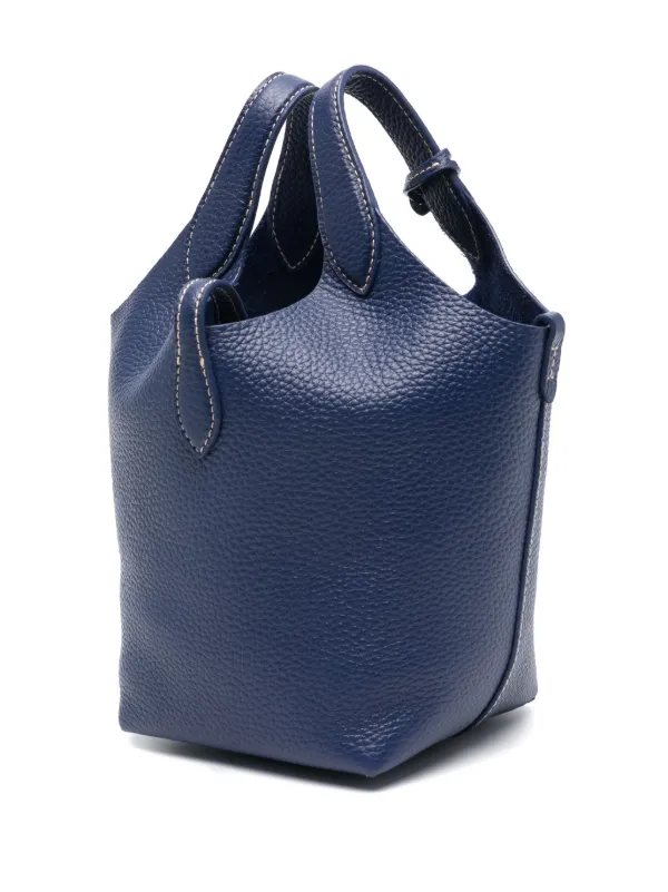 ■POLO RALPH LAUREN■ W Leather Miniature Crossbody Tote Blu Polo Ralph Lauren Small Polo Play Tote Bag | Blue | FARFETCH