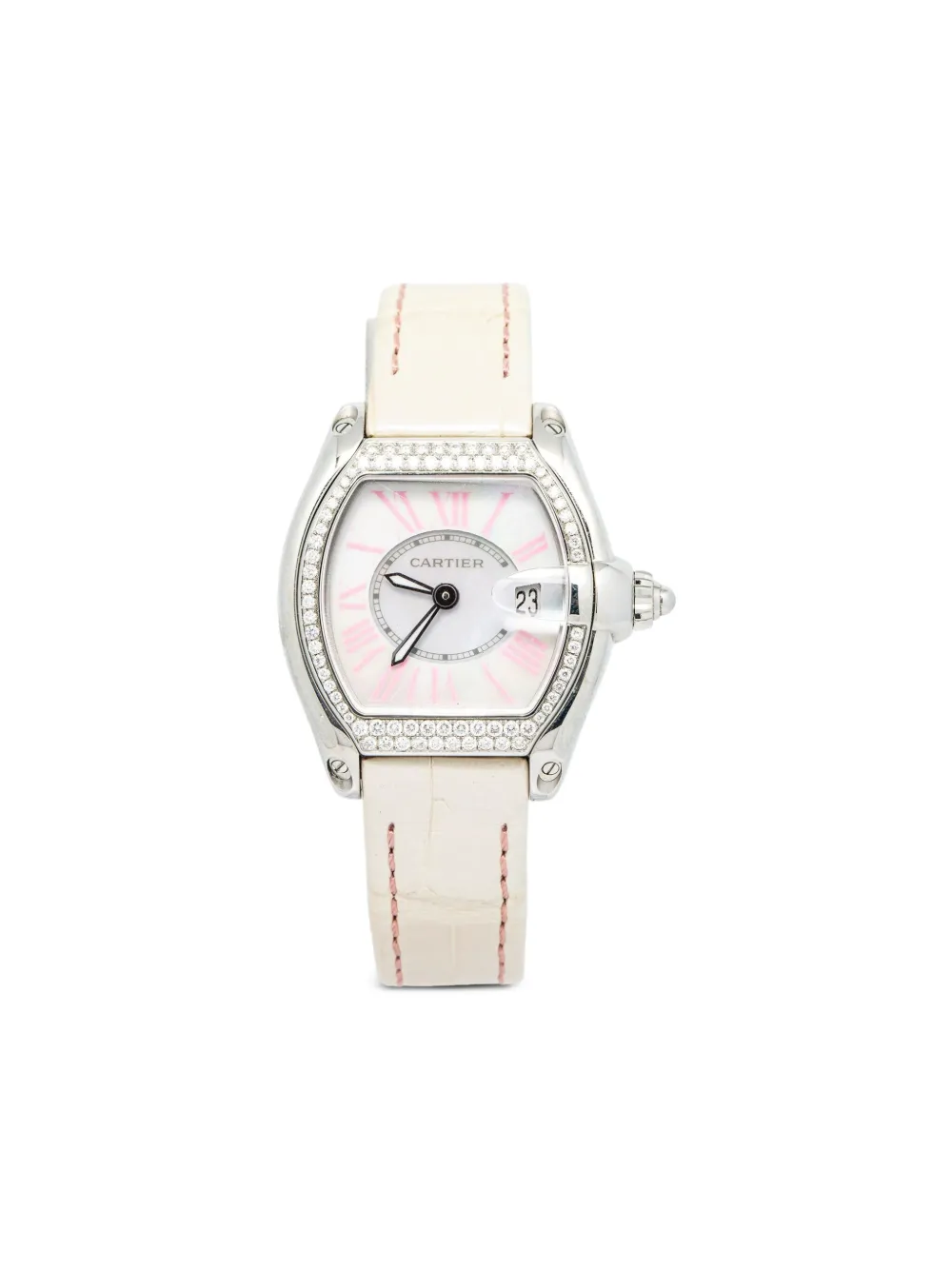 Cartier プレオウンド ロードスター 32mm - ホワイト Cartier プレオウンド ロードスター 32mm - ホワイト